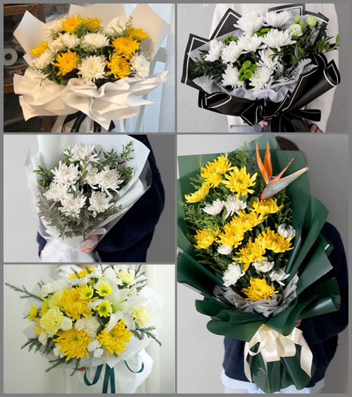 广东梅州市平远县八尺镇肥田村白事花束代送